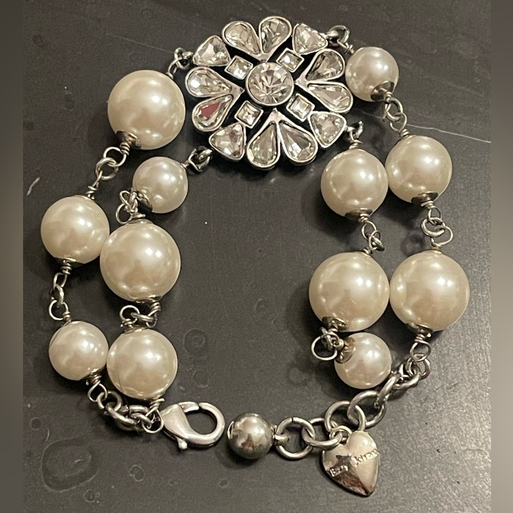 Betsey Johnson  faux Pearl Bracelet